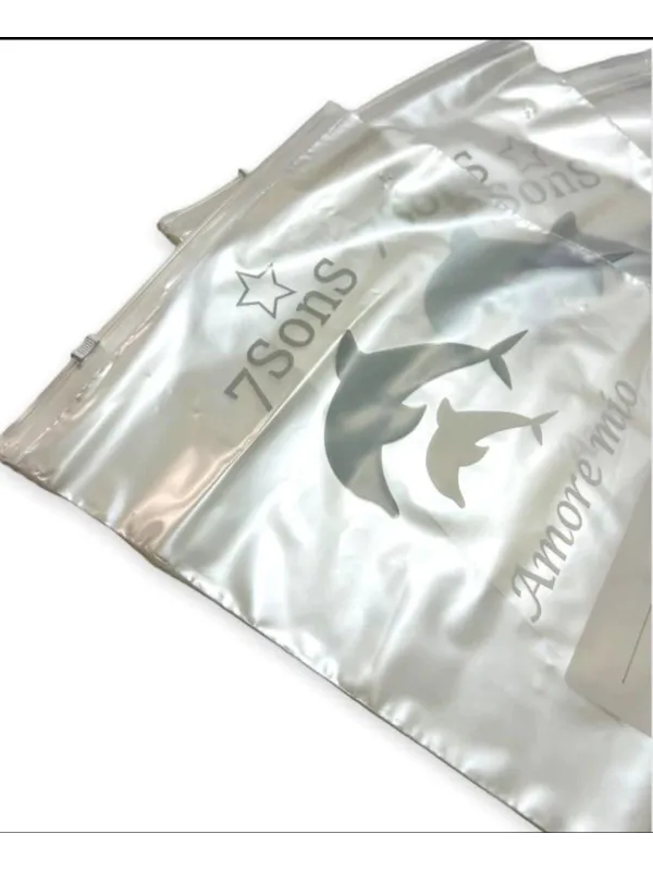 Acquista ora 5 SACCHETTI PVC TRASPARENTI CORREDINO CHIUSURA ERMETICA 25x32 7SONS by NANCY BABY su nonsolointimo1994.com