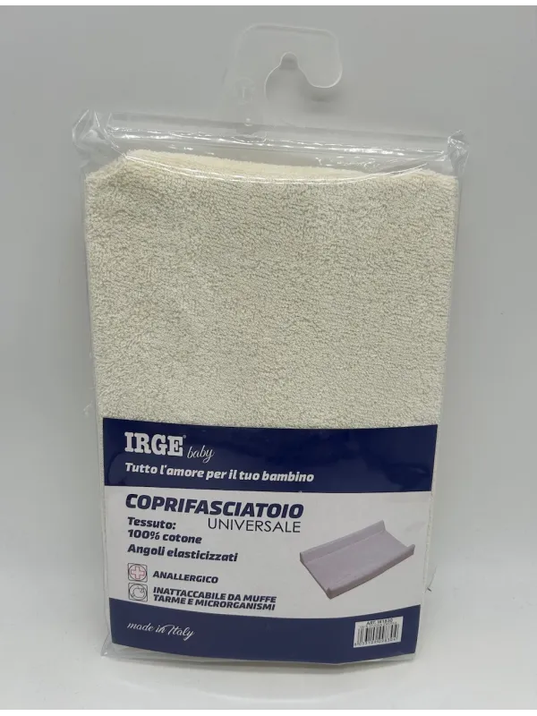 COPRIFASCIATOIO UNIVERSALE IN SPUGNA COTONE 100% ANGOLI ELASTICI MADE IN ITALY IRGE 1830