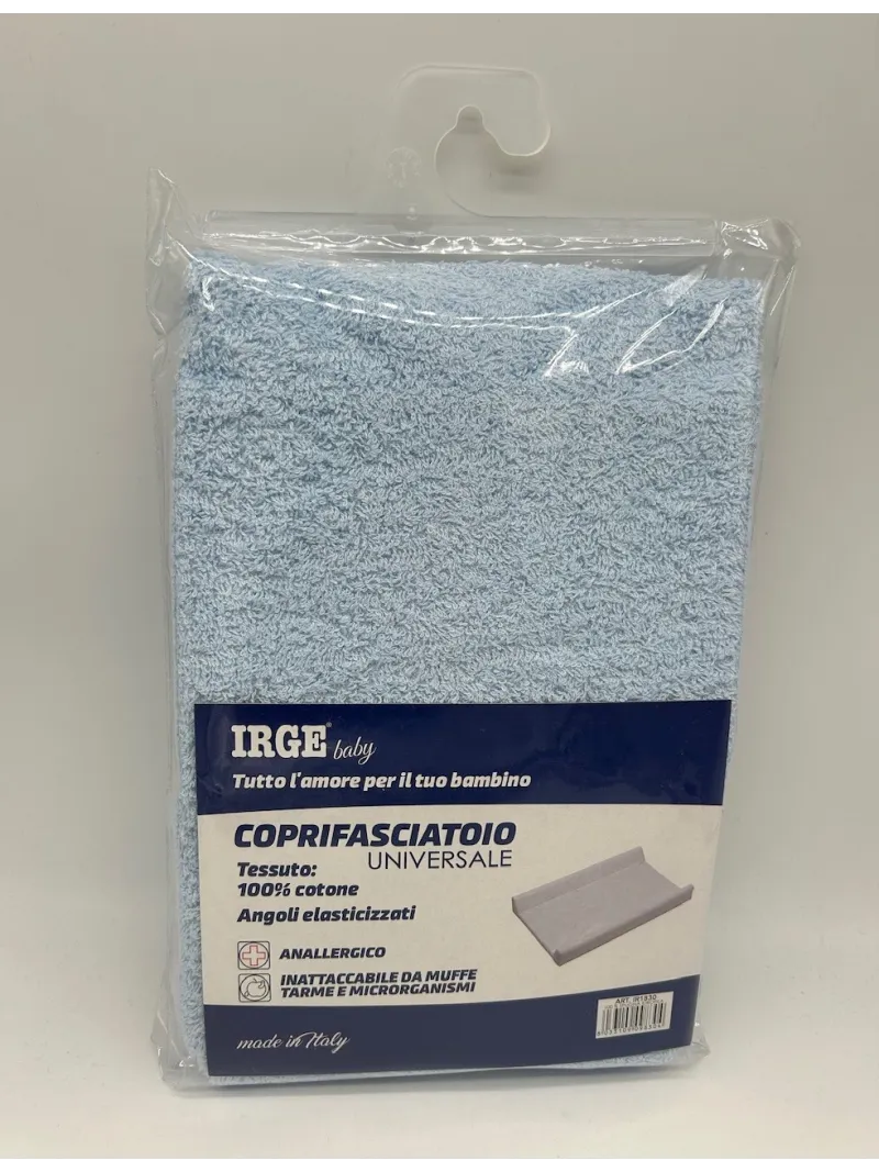 COPRIFASCIATOIO UNIVERSALE IN SPUGNA COTONE 100% ANGOLI ELASTICI MADE IN ITALY IRGE 1830