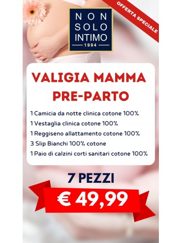 Offerta Valigia Mamma pre-parto 14pz a Soli 54,99€