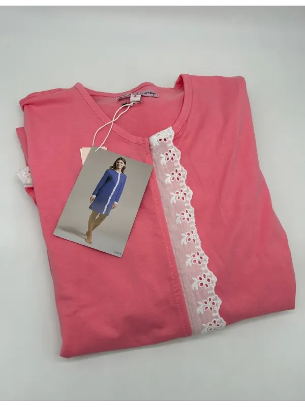 Acquista ora VESTAGLIA CLINICA DONNA MANICA LUNGA CON ZIP IN COTONE MILK AND HONEY vee014 su nonsolointimo1994.com