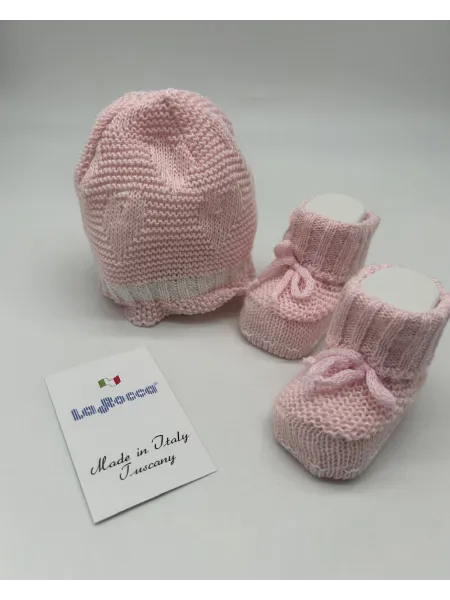 SET LANA CAPPELLINO+SCARPINE NEONATA LA ROCCA A118 2
