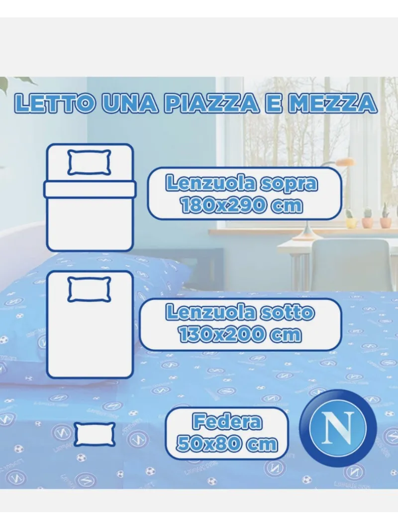 Vendita COMPLETO LENZUOLA LETTO SINGOLO COTONE RENATO BALESTRA