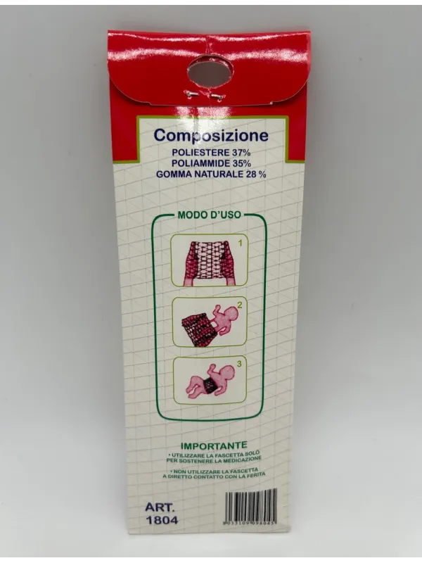3 PEZZI FASCETTA OMBELICALE ELASTICIZZATA NEONATO MADE IN ITALY NANCY BABY 1804