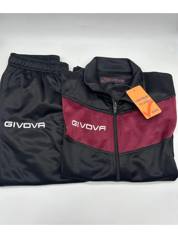 TUTA UOMO DONNA UNISEX FULL ZIP TRIACETATO GIVOVA visa