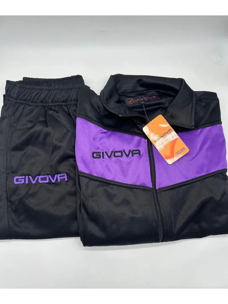 TUTA UOMO DONNA UNISEX FULL ZIP TRIACETATO GIVOVA visa