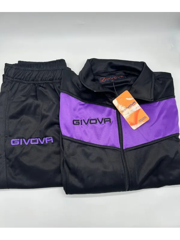 TUTA UOMO DONNA UNISEX FULL ZIP TRIACETATO GIVOVA visa