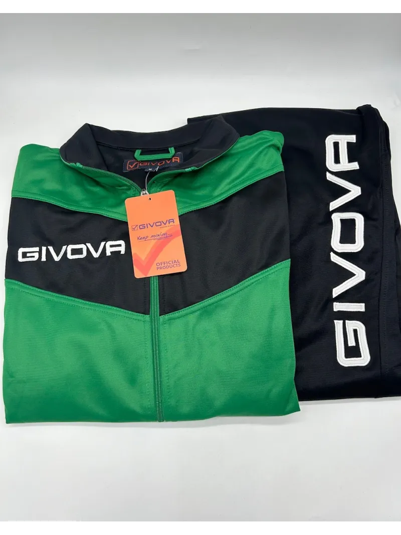 TUTA UOMO DONNA UNISEX FULL ZIP TRIACETATO GIVOVA visa