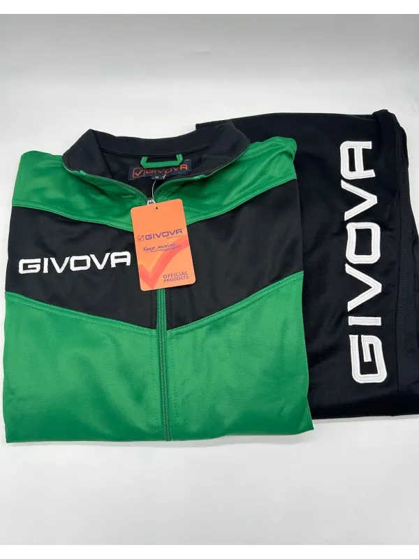 TUTA UOMO DONNA UNISEX FULL ZIP TRIACETATO GIVOVA visa