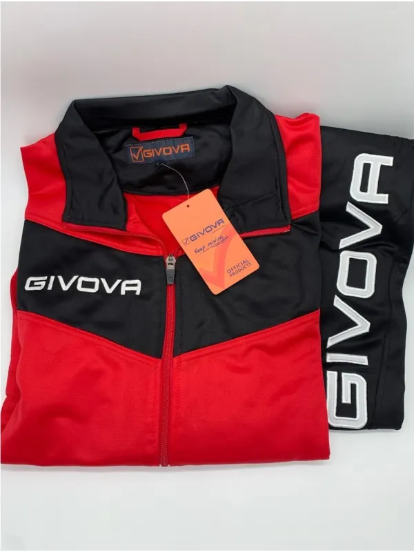 TUTA UOMO DONNA UNISEX FULL ZIP TRIACETATO GIVOVA visa