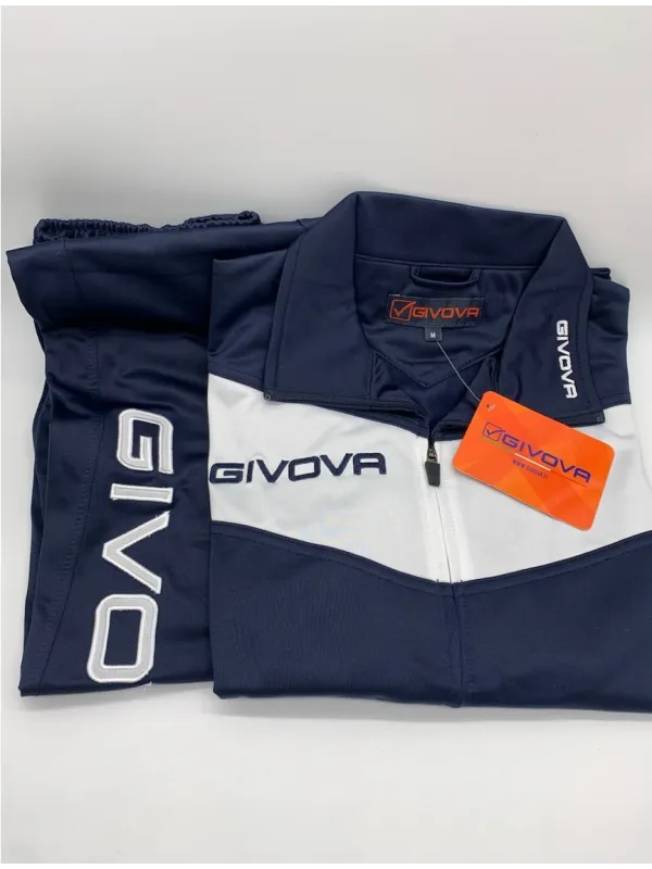 TUTA UOMO DONNA UNISEX FULL ZIP TRIACETATO GIVOVA visa
