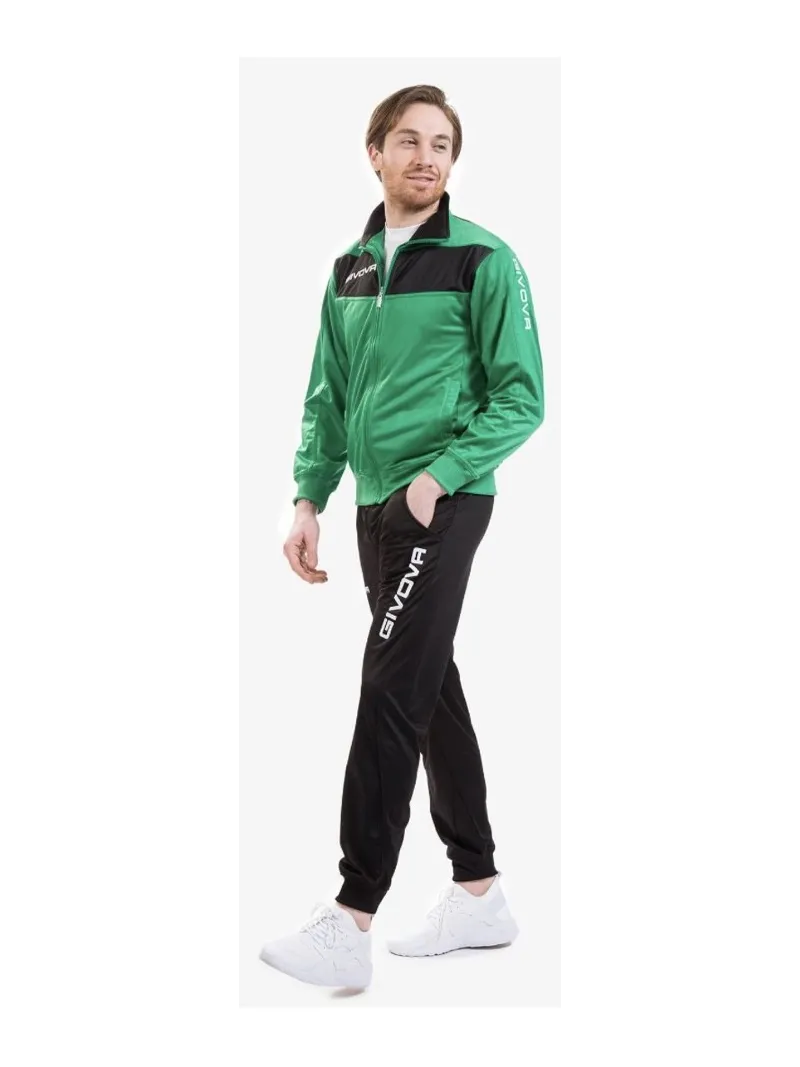TUTA UOMO DONNA UNISEX FULL ZIP TRIACETATO GIVOVA visa