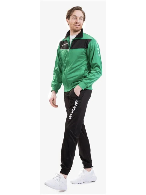 TUTA UOMO DONNA UNISEX FULL ZIP TRIACETATO GIVOVA visa