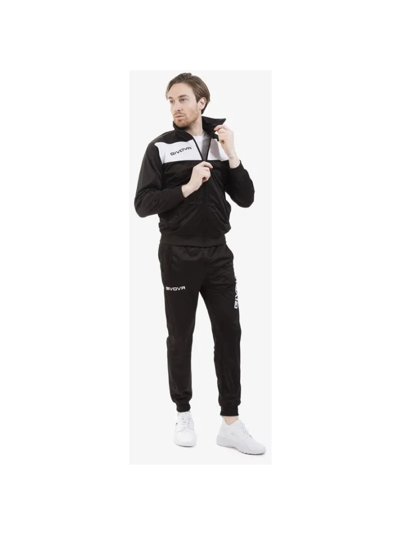 TUTA UOMO DONNA UNISEX FULL ZIP TRIACETATO GIVOVA visa