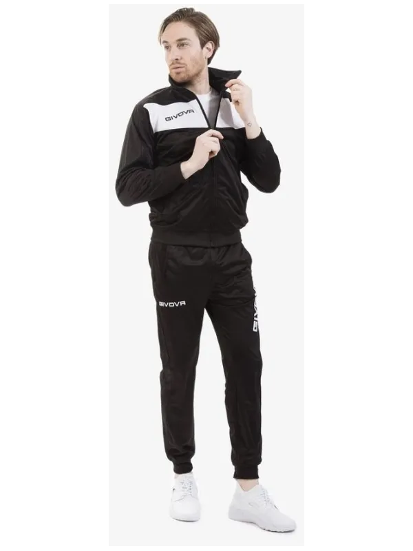 TUTA UOMO DONNA UNISEX FULL ZIP TRIACETATO GIVOVA visa