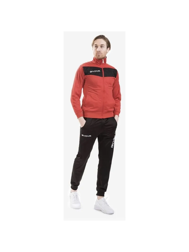 TUTA UOMO DONNA UNISEX FULL ZIP TRIACETATO GIVOVA visa