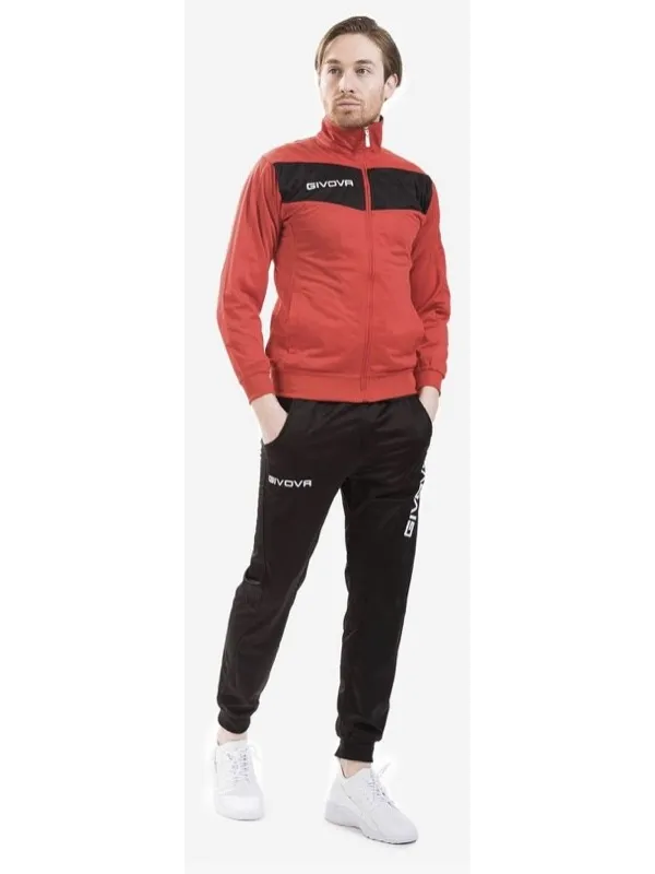 TUTA UOMO DONNA UNISEX FULL ZIP TRIACETATO GIVOVA visa