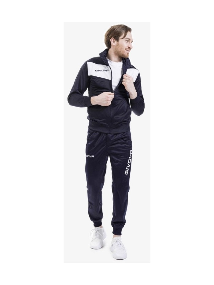 TUTA UOMO DONNA UNISEX FULL ZIP TRIACETATO GIVOVA visa