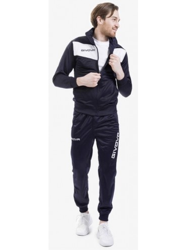 TUTA UOMO DONNA UNISEX FULL ZIP TRIACETATO GIVOVA visa