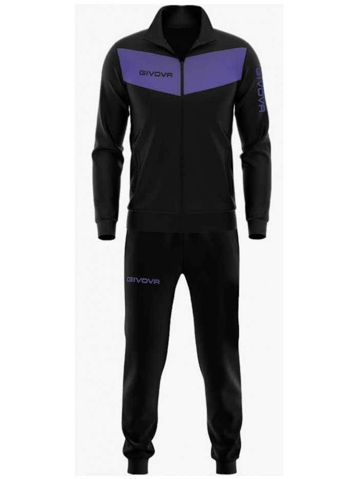TUTA UOMO DONNA UNISEX FULL ZIP TRIACETATO GIVOVA visa
