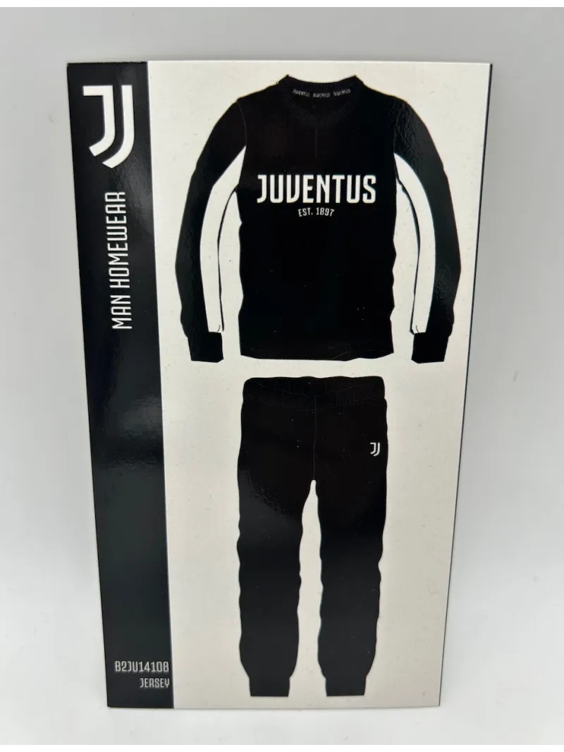 Acquista ora PIGIAMA UOMO COTONE 100% MANICA LUNGA SICEM FC JUVENTUS B2JU14108 su nonsolointimo1994.com
