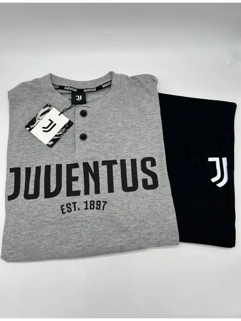 Acquista ora PIGIAMA RAGAZZO SOTTUOMO COTONE 100% MANICA LUNGA SICEM FC JUVENTUS B2JU15108 su nonsolointimo1994.com