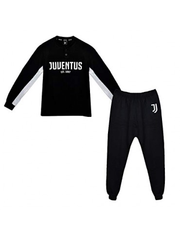 Acquista ora PIGIAMA RAGAZZO SOTTUOMO COTONE 100% MANICA LUNGA SICEM FC JUVENTUS B2JU15108 su nonsolointimo1994.com