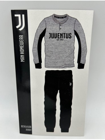 Acquista ora PIGIAMA RAGAZZO SOTTUOMO COTONE 100% MANICA LUNGA SICEM FC JUVENTUS B2JU15108 su nonsolointimo1994.com