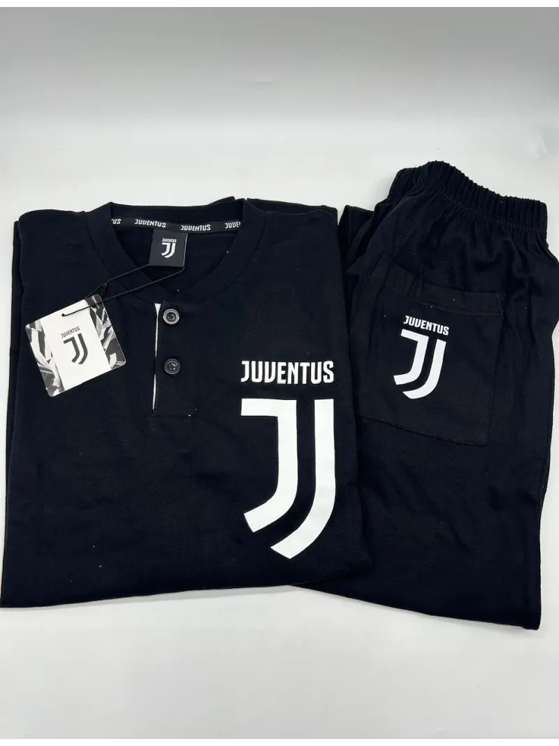 Acquista ora PIGIAMA RAGAZZO SOTTUOMO COTONE 100% MANICA LUNGA SICEM FC JUVENTUS B2JU15090 su nonsolointimo1994.com