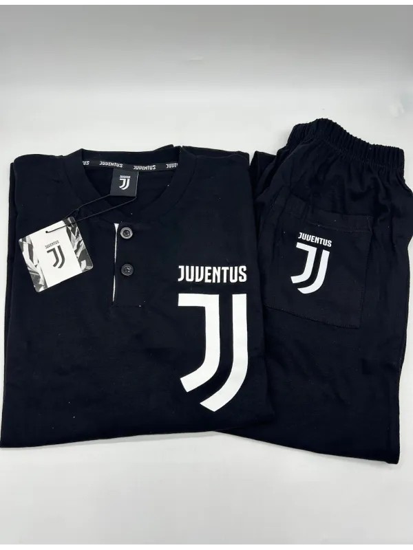 Acquista ora PIGIAMA RAGAZZO SOTTUOMO COTONE 100% MANICA LUNGA SICEM FC JUVENTUS B2JU15090 su nonsolointimo1994.com