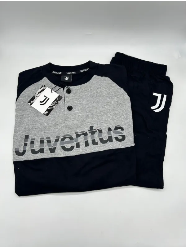 PIGIAMA UOMO COTONE 100% MANICA LUNGA SICEM FC JUVENTUS B2JU14105