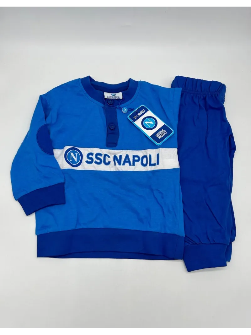 Acquista ora PIGIAMA DUE PEZZI MANICA LUNGA COTONE 100% NEONATO ZERO&CO. SSC NAPOLI PNNN5 su nonsolointimo1994.com