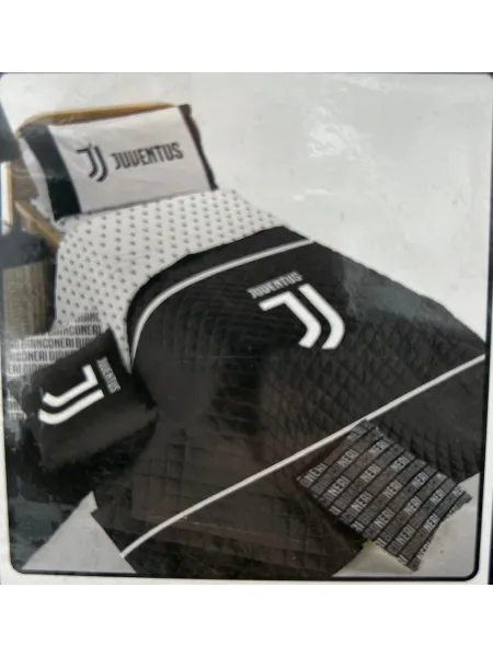 Acquista ora TRAPUNTINO COPRILETTO TRAPUNTATO LETTO SINGOLO HERMET FC JUVENTUS su nonsolointimo1994.com 2