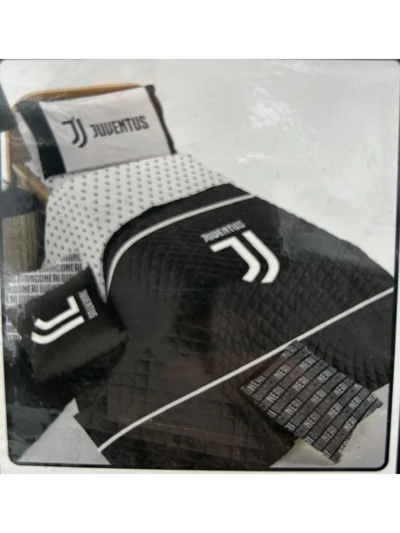 Acquista ora TRAPUNTINO COPRILETTO TRAPUNTATO LETTO SINGOLO HERMET FC JUVENTUS su nonsolointimo1994.com