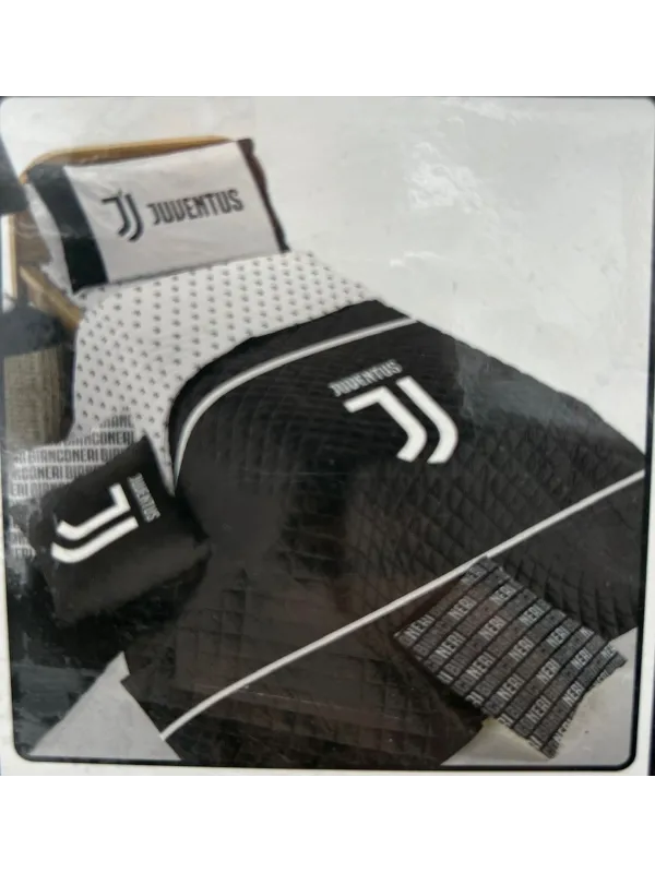 Acquista ora TRAPUNTINO COPRILETTO TRAPUNTATO LETTO SINGOLO HERMET FC JUVENTUS su nonsolointimo1994.com