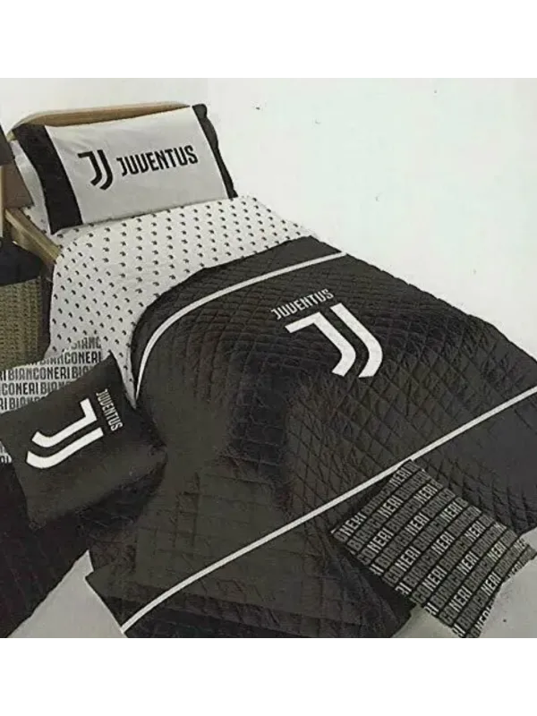 Acquista ora TRAPUNTINO COPRILETTO TRAPUNTATO LETTO SINGOLO HERMET FC JUVENTUS su nonsolointimo1994.com