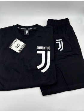 PIGIAMA UOMO COTONE 100% MEZZA MANICA PANTALONCINO SICEM FC JUVENTUS b2ju14091