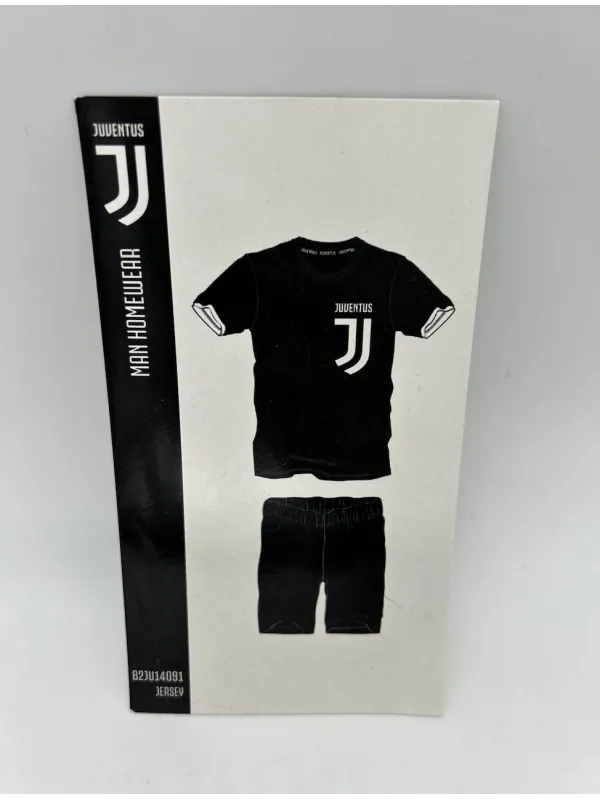 PIGIAMA UOMO COTONE 100% MEZZA MANICA PANTALONCINO SICEM FC JUVENTUS b2ju14091