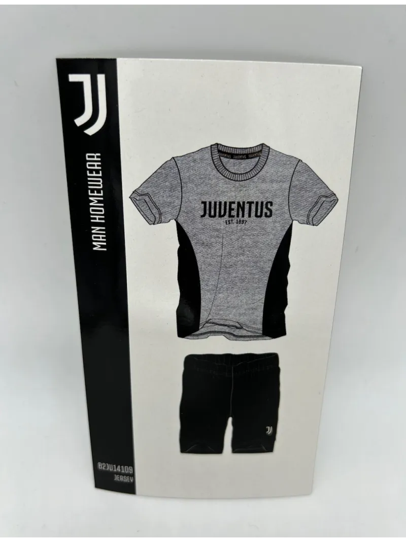 Acquista ora PIGIAMA UOMO COTONE 100% MEZZA MANICA PANTALONCINO SICEM FC JUVENTUS b2ju14109 su nonsolointimo1994.com