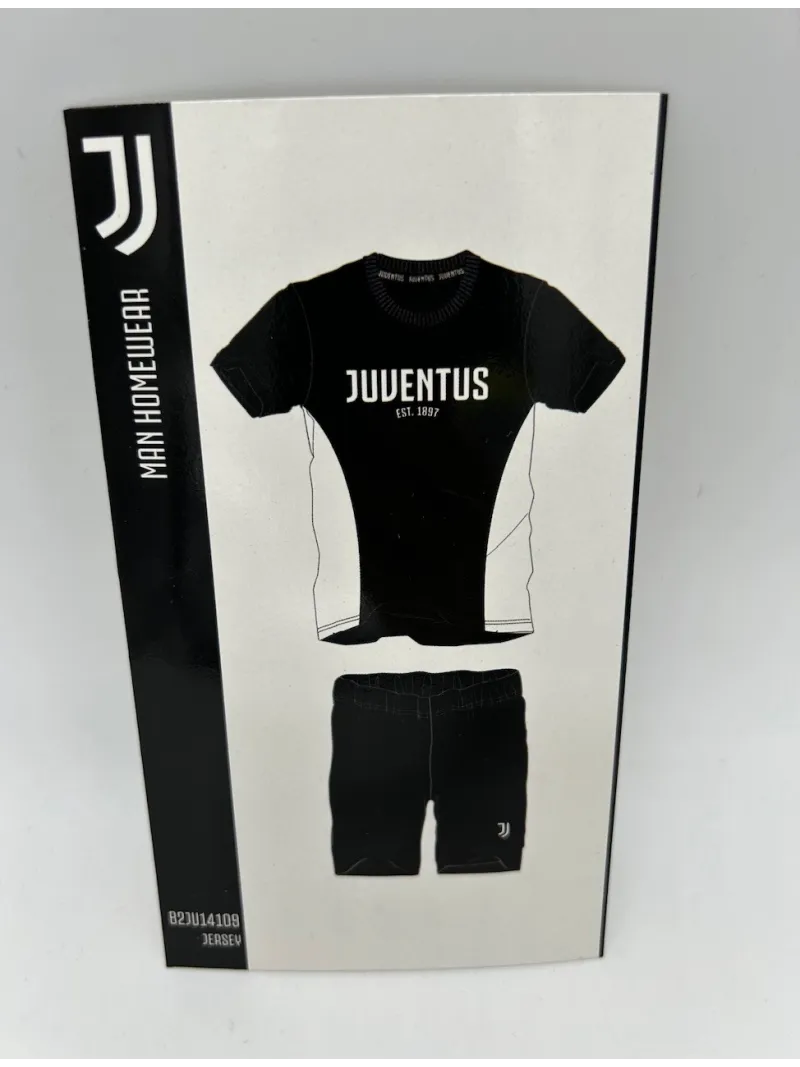 PIGIAMA RAGAZZO SOTTUOMO COTONE 100% MEZZA MANICA PANTALONCINO SICEM FC JUVENTUS b2ju15109