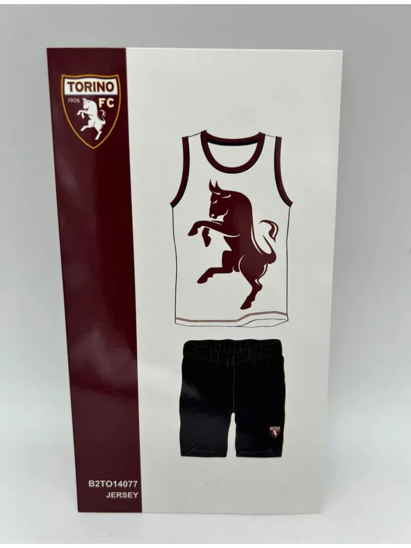 Acquista ora PIGIAMA COMPLETO RAGAZZO SOTTUOMO COTONE 100% CANOTTA PANTALONCINO SICEM TORINO FC B2TO15077 su nonsolointimo1994.c