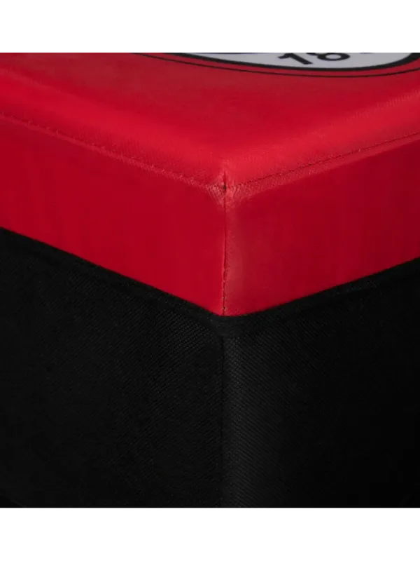 Acquista ora POUF CONTENITORE ECOPELLE 31x31x33cm official HERMET AC MILAN su nonsolointimo1994.com