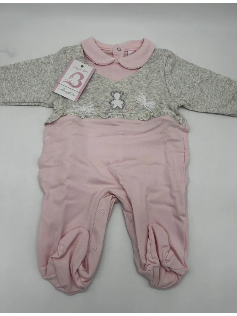 Vendita TUTINA MANICA LUNGA DUE PEZZI COTONE NEONATO FEMMINA IRGE