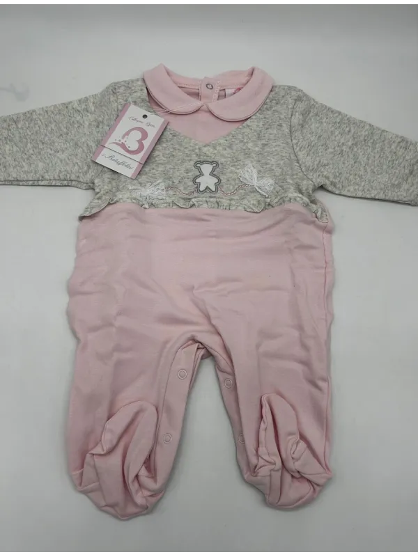Vendita TUTINA MANICA LUNGA DUE PEZZI COTONE NEONATO FEMMINA IRGE