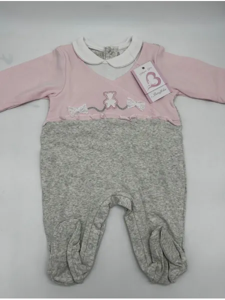 Vendita TUTINA MANICA LUNGA DUE PEZZI COTONE NEONATO FEMMINA IRGE 2