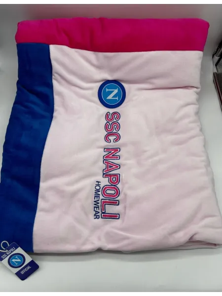 Acquista ora COPERTA CARROZZINO FODERATA CINIGLIA NEONATA FEMMINA ZERO&CO. SSC NAPOLI CONN22 su nonsolointimo1994.com 2
