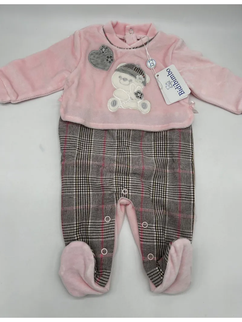 Vendita TUTINA MANICA LUNGA DUE PEZZI COTONE NEONATO FEMMINA IRGE