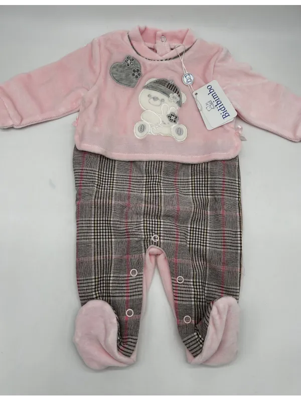 Vendita TUTINA MANICA LUNGA DUE PEZZI COTONE NEONATO FEMMINA IRGE
