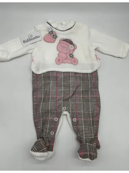 Vendita TUTINA MANICA LUNGA DUE PEZZI COTONE NEONATO FEMMINA IRGE 2