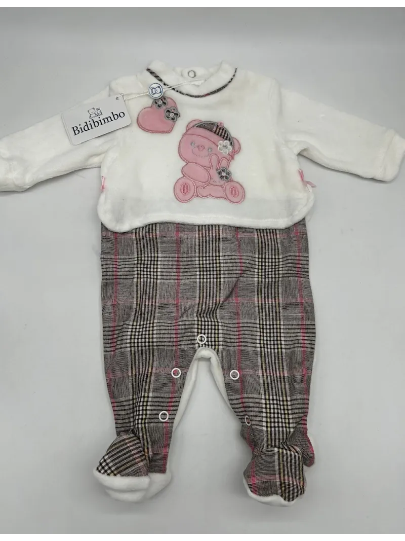 Vendita TUTINA MANICA LUNGA DUE PEZZI COTONE NEONATO FEMMINA IRGE